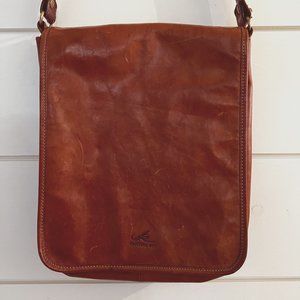 Cristina Rui Exta Large Leather Messenger Bag